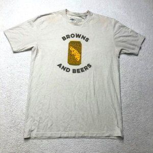 Rep your Water Browns and Beers Men's T-shirt Medium New w/o tags